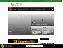 Tablet Screenshot of esportesbrasilia.com.br